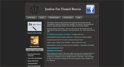 Desktop Screenshot of justicefordanielboccia.com